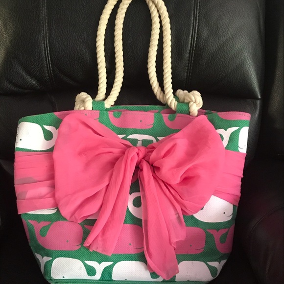 Mud Pie Handbags - Adorable Whale Beach Bag